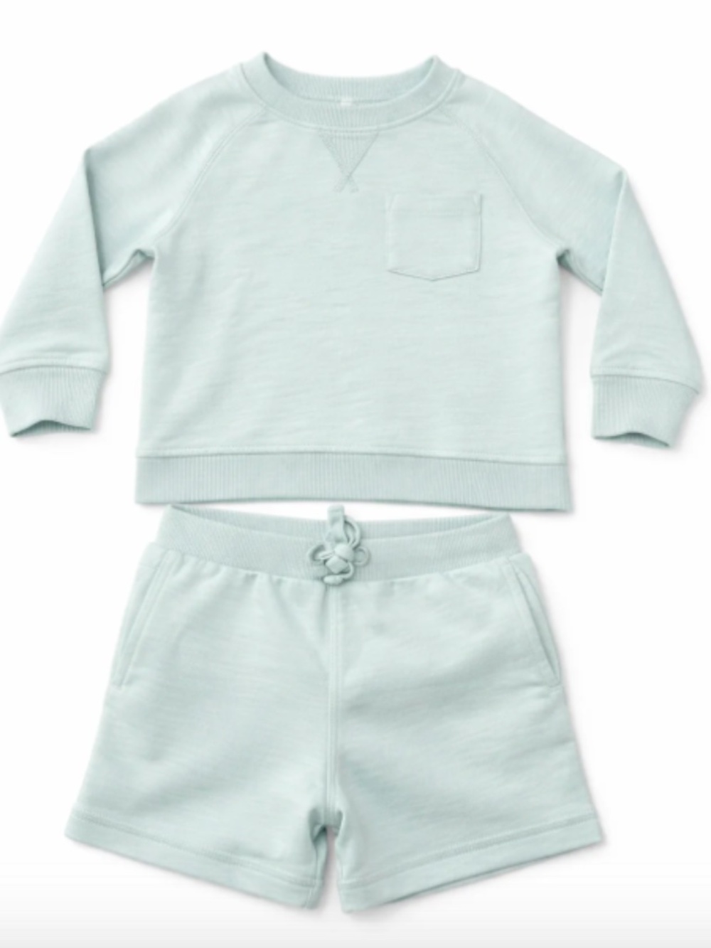 The Slub French Terry Sweatshirt & Short Set